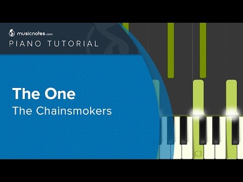 The Chainsmokers - The One - Piano Tutorial (cover)
