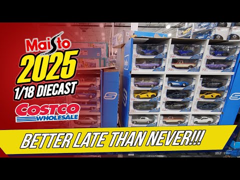 2025 Maisto 1/18 SCALE at COSTCO!!