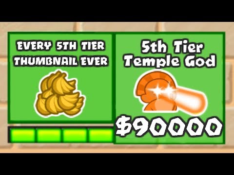 5th Tier Upgrades Mod - Temple of the Tier 5 God! Bloons TD Battles 5th Tier Farmer (BTD Battles)