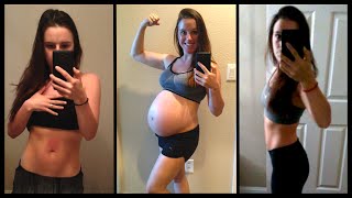 3rd Trimester Fitness | My Pregnancy Workout Routine | Weight Training, Cardio + Yoga