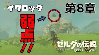 【ゼルダの伝説BotW 第8章】イワロックにチャレンジ！倒せば宝石ざっくざく！【ゲーム実況】【THE LEGEND OF ZELDA BotW】