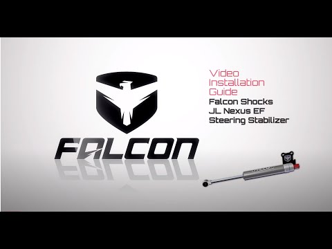 Teraflex Falcon Nexus EF 2.2 Fast Adjust Steering Stabilizer |  01-02-22-110-158-2 | 2018 - 2025 Jeep Wrangler JL JLU RHD | 1-5/8in. Tie Rod Clamp