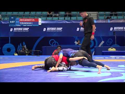 Round 3 Women's GP No-Gi - 64 kg: B. ABDILMANAP K (KGZ) v. I. TORIANSKAIA (RUS)