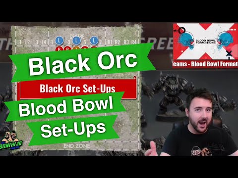 Black Orc Team Set-Up Formations for Blood Bowl - Blood Bowl 2020 (Bonehead Podcast)