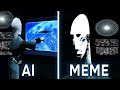 Locked In Alien Meme VS AI Version Alien Locked In Locked In Alien Meme