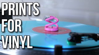 3D Prints For The Vinyl Collector in Your Life