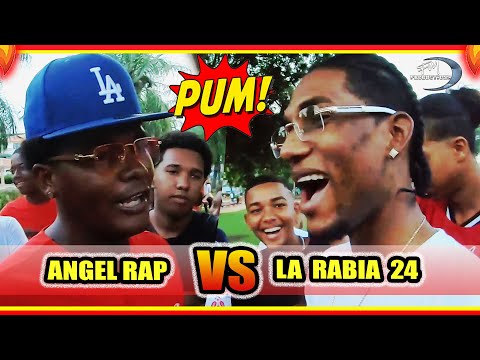 La Rabia 24 vs Angel Rap Batalla de Freestyle en el parque Italia
