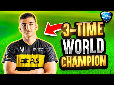 Playing a 3 TIME WORLD CHAMPION in Rocket League