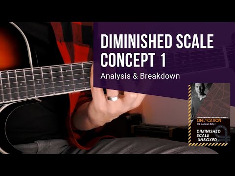 🎸 Diminished Scale Concept 1 - Analysis & Breakdown - Guitar Lessons - Massimo Varini