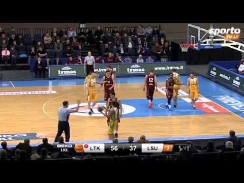 SportoTV.lt: LKL „Lietkabelis" - „LSU-Atletas" 2014-04-01
