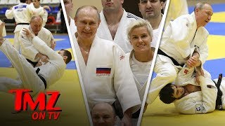 Vladimir Putin Hits the Judo Mats with Russian Olympic Babe | TMZ TV