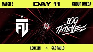 FUT vs. 100T — VCT LOCK//IN — Omega Bracket Day 11 Map 3