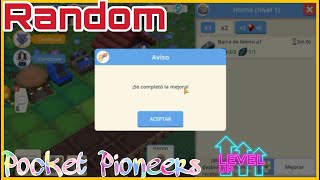 MEJORO mi GRANJA y subimos de NIVEL😎|Pocket Pioneers|Parte 7|Random