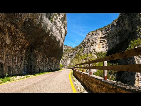 BEST 30 min Virtual Cycling Route EVER! Sarche to Forra del Limarò in 4K