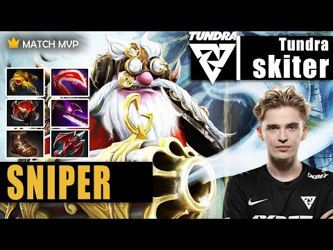 Sniper Safelane | Tundra.skiter | TI 11 CHAMPION PLAYS THE EASIEST CARRY | 7.32d Gameplay Highlight