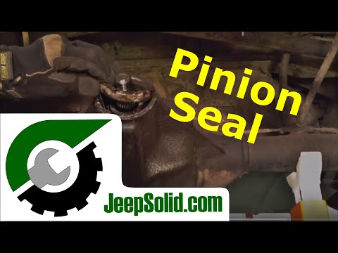 Pinion seal replacement Jeep Wrangler: Short cut method