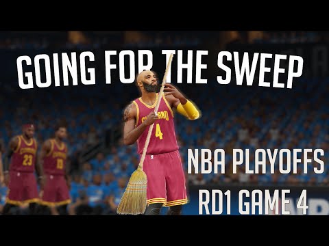 NBA 2K15 My Career | NBA Playoffs RD 1 GM 4 | Going For A Sweep