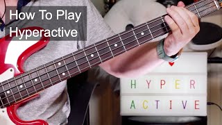 &#39;Hyperactive&#39; Thomas Dolby Guitar &amp; Bass Lesson