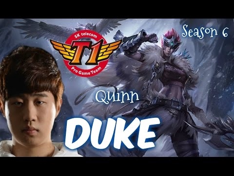 SKT T1 Duke QUINN TOP vs Fiora - Patch 6.2 KR | League of Legends