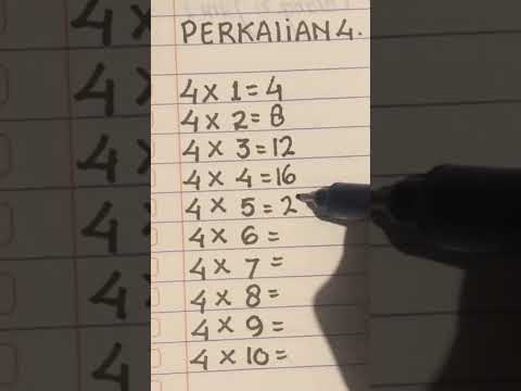 Perkalian 4 #fypシ #matematika #perkaliancepat #perkalian #matemática #berhitung