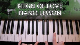 How to play Coldplay - Reign Of Love on piano