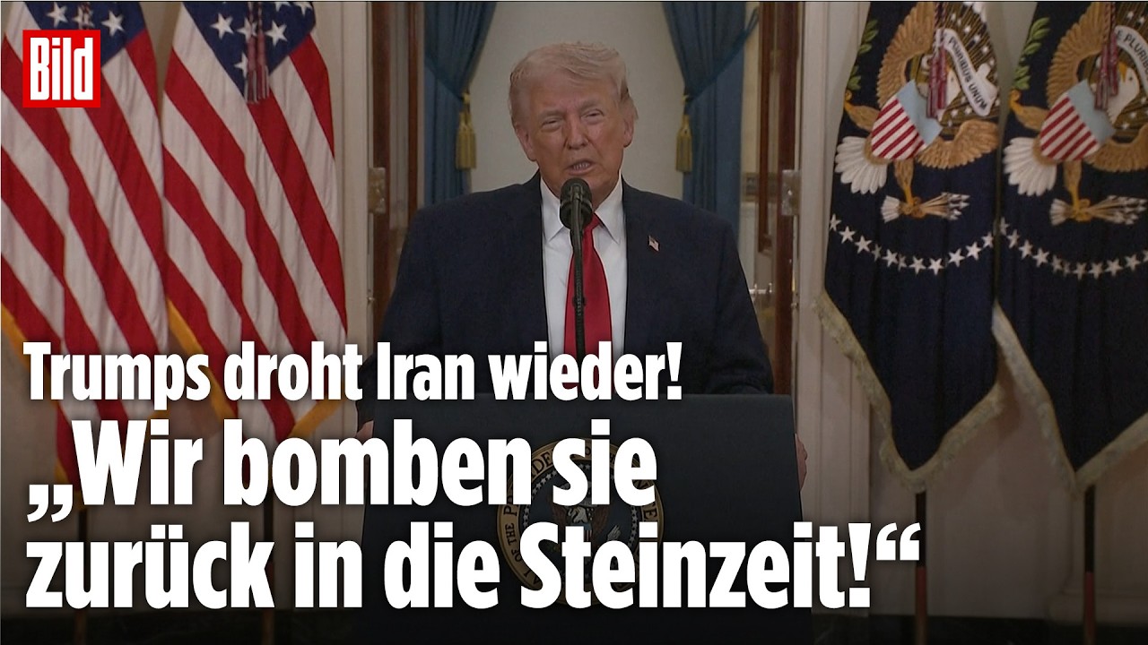 IRAN-KRIEG: Donald Trump droht mit weiteren massiven Angriffen!