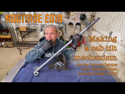 Unimog Camper E019 - Making a cab tilt mechanism