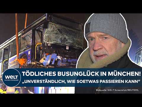 Video Thumbnail: MÜNCHEN: Dramatisches Busunglück in München! 13 Jährige stirbt am Unfallort - mehrere Verletzte!