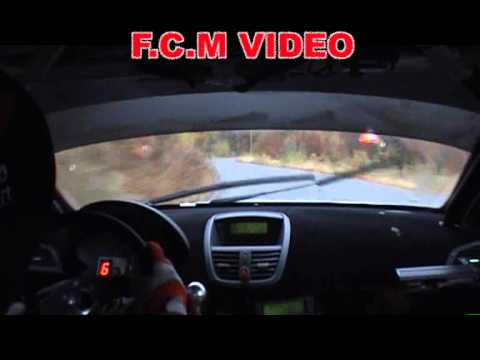 CameraCar Rally Valli Piacentine 2010 Leoni-Valmassoi Peugeot 207 Super2000 - GRANDE ESPERIENZA