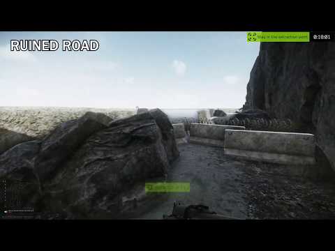 Ruined Road Exit Location (Shoreline) With Map - Escape From Tarkov