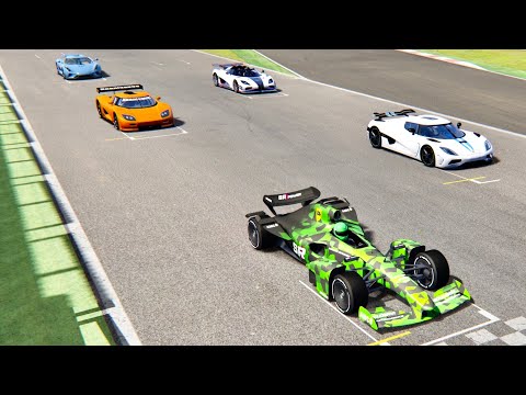 2021 Formula Rapide vs Koenigsegg Supercars - Imola