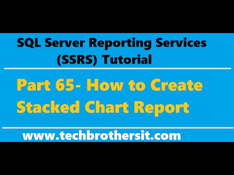 SSRS Tutorial 65 - How to Create Stacked Column Chart Report in SSRS