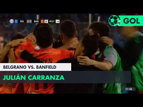 Julián Carranza (1-1) Belgrano vs Banfield | Fecha 9 - Superliga Argentina 2018/2019
