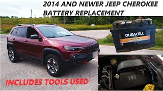 Jeep Cherokee battery replacement 2014-2023 | Quick and easy
