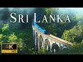 FLYING OVER SRI LANKA 4K UHD Peaceful Music With Wonderful Natural Landscape For Relaxation
