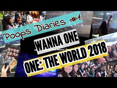 Poops Diaries #1 || 180901 One: The World in MANILA | Wanna One World Tour Vlog