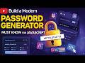 Build A Modern Password Generator HTML CSS JavaScript 30 Projects