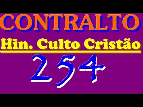 254-  CRISTO,  SÓ,  CRISTO  -  CONTRALTO