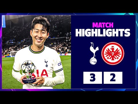 Heung-Min Son scores BRILLIANT brace in Champions League THRILLER | HIGHLIGHTS | Spurs 3-2 Frankfurt