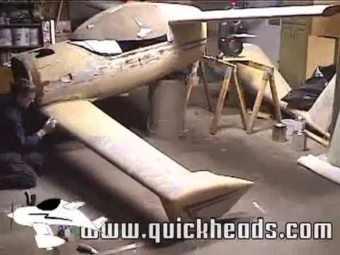 50 Hours in 5 Minutes - Quickie Q-200 Experimental Aircraft Reconstruction