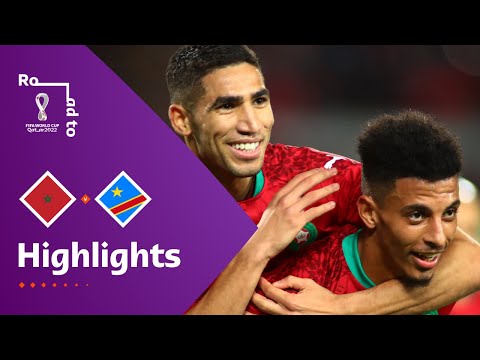 Morocco v Congo DR | FIFA World Cup Qatar 2022 Qualifier | Match Highlights