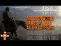 Are Open World Games as open as they appear?