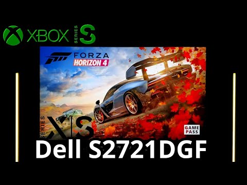 Dell S2721DGF - XBOX Series S - Forza Horizon 4 - On Screen Gameplay