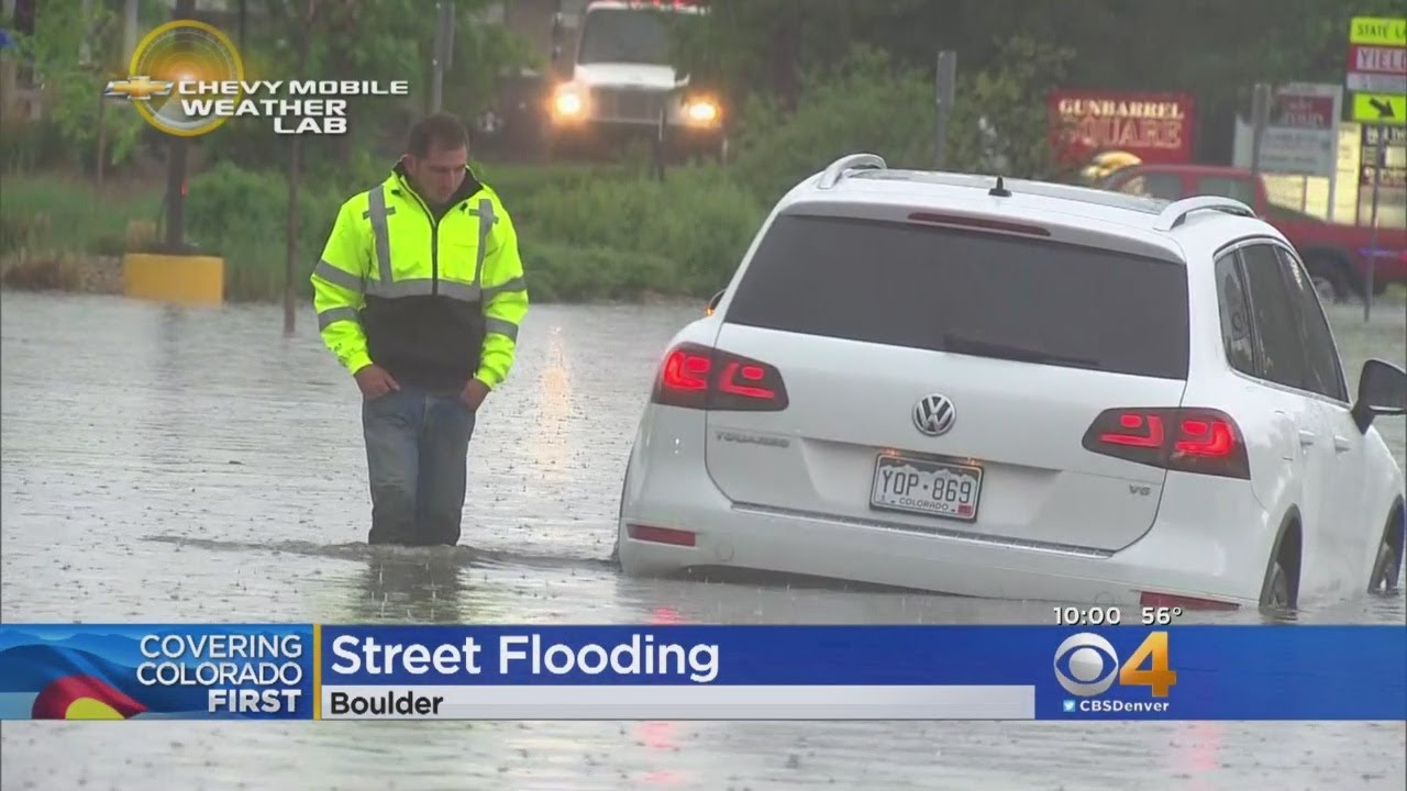 Hail, Rain, Flash Flooding Hits Front Range