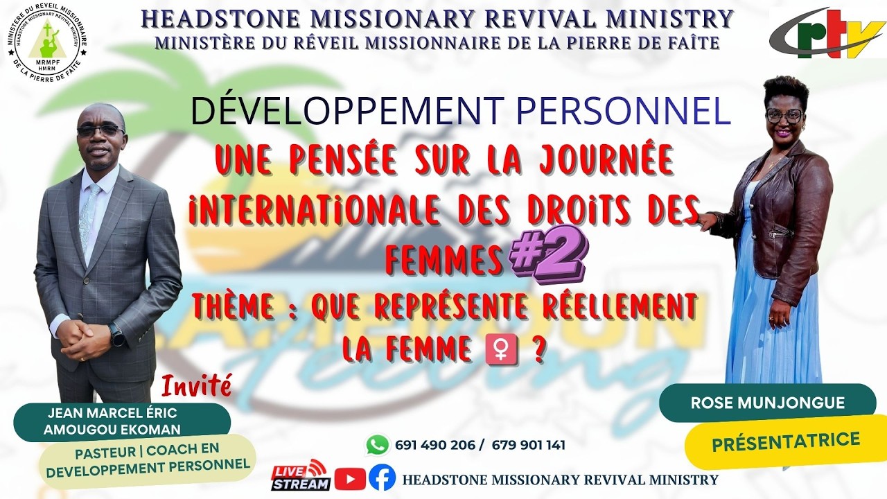 CRTV - UNE PENSÉE SUR LA JIDF #2 - THÈME : QUE REPRÉSENTE RÉELLEMENT LA FEMME ♀️ ? | PST/COACH JMEAE