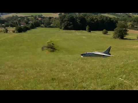 F-8 Crusader 64mm stock 1300mA 3s maiden