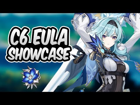 C6 Eula Damage Showcase & Builds Genshin Impact