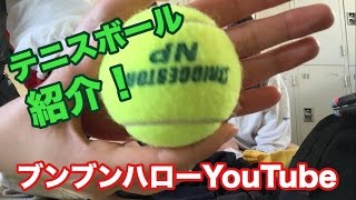 テニスボール紹介 ブンブンハローYouTube