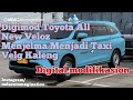 Digimod kreative Toyota All New Veloz Transmover menjadi Taxi Blue Berpelek Kaleng