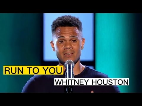 Run To You - Performs [Jason Brock] nice presentation #musicworld #whitneyhouston